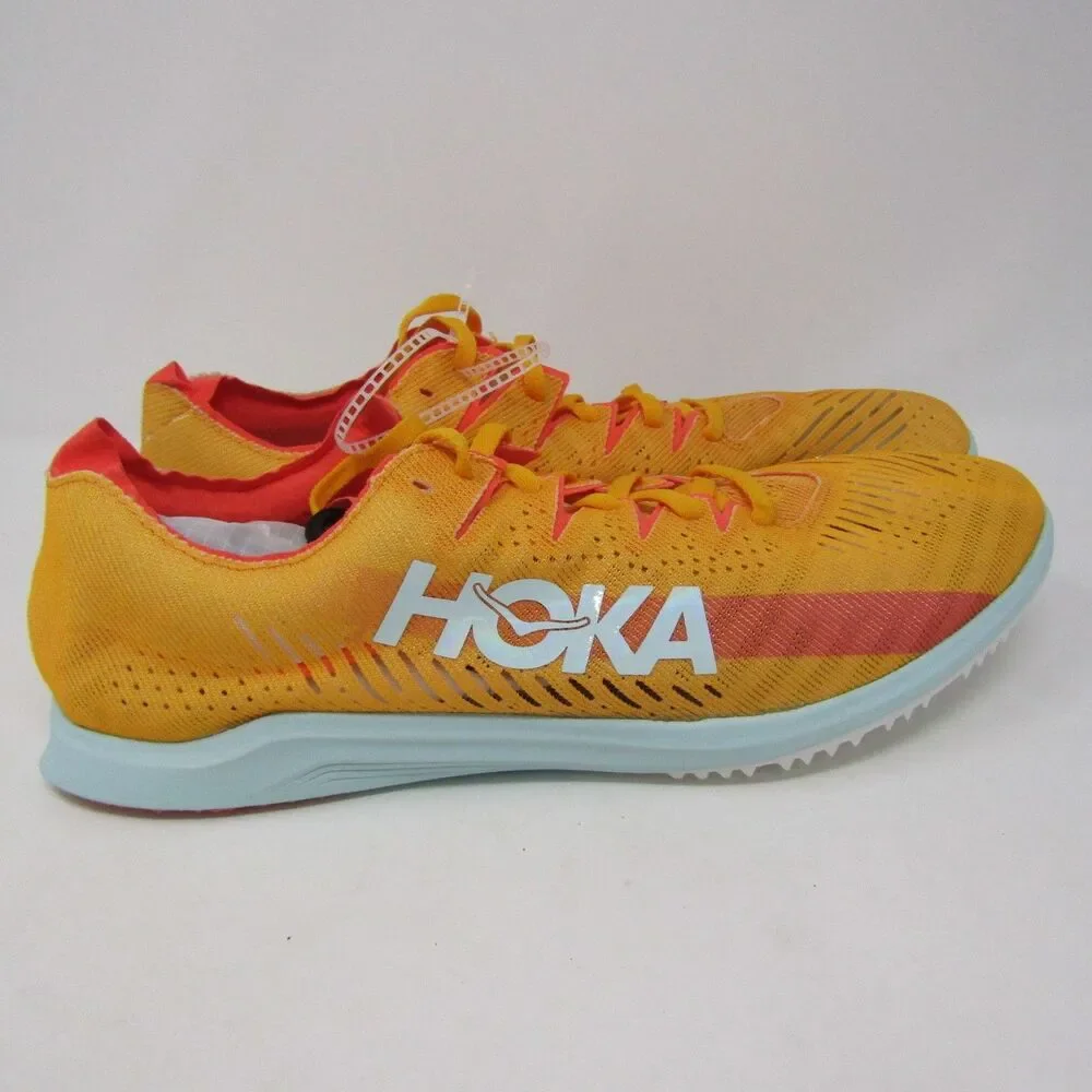Hoka One One Cielo X LD Track Spikes Men's Size 13 Orange Blue Yellow New